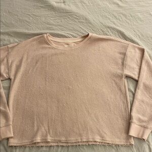 Cozy Pink Long Sleeve Sweater